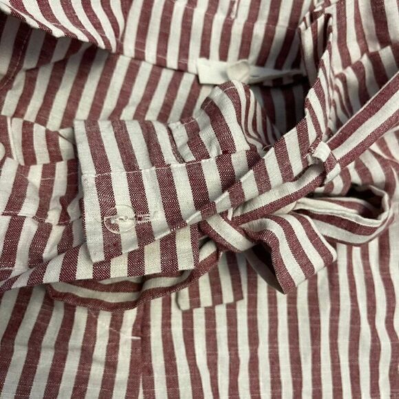 Love Tree Striped Paper Bag Shorts - Picture 12 of 12